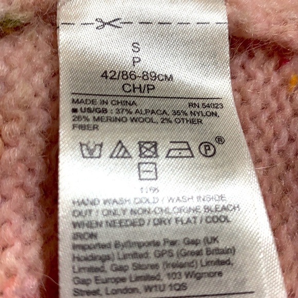 Banana Republic Speckled Fluff Turtleneck Sweater, pink - Picture 3 of 8